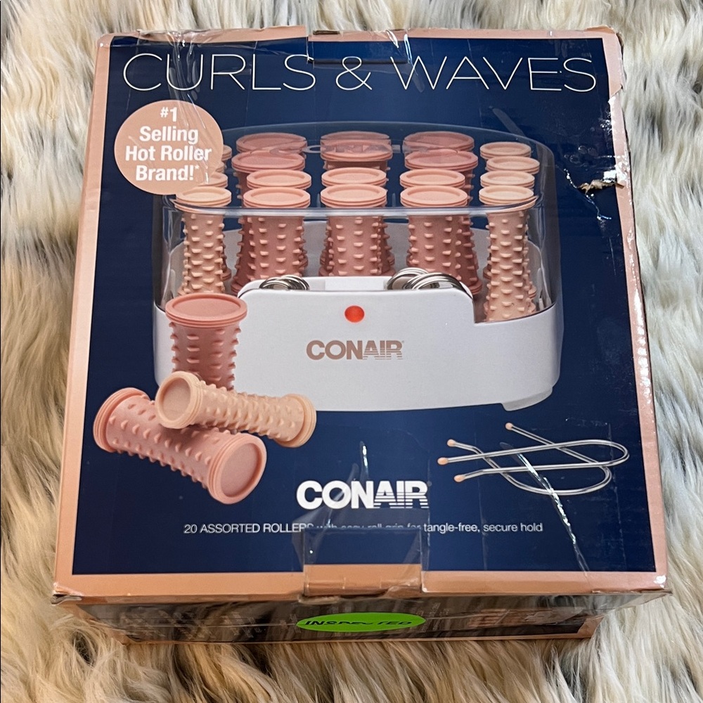 Conair 20 Assorted Pink Hot Rollers Set